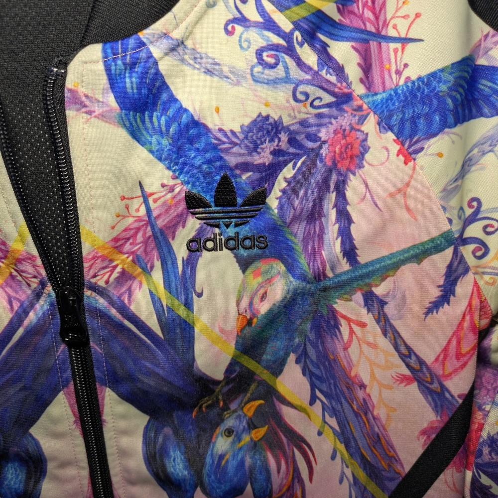 Adidas Colorful Floral Pattern Jacket - Picture 2 of 8